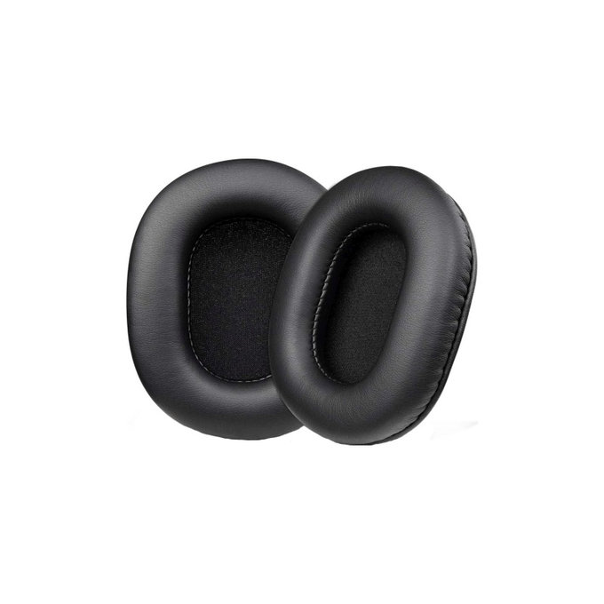 Ανταλλακτικά Earpads Ακουστικών για Sony MDR-7506, Αφρός Μνήμης + PU Δέρμα, Μαύρο, Black, 1 Ζεύγος