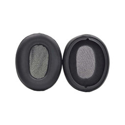 Ανταλλακτικά Earpads Ακουστικών για Sony WH-XB900N, Αφρός Μνήμης + PU Δέρμα, Μαύρο, Black, 1 Ζεύγος