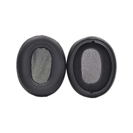 Ανταλλακτικά Earpads Ακουστικών για Sony WH-XB900N, Αφρός Μνήμης + PU Δέρμα, Μαύρο, Black, 1 Ζεύγος
