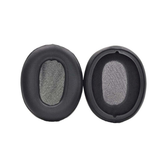 Ανταλλακτικά Earpads Ακουστικών για Sony WH-XB900N, WH-XB900, Αφρός Μνήμης + PU Δέρμα, Μαύρο, Black, 1 Ζεύγος