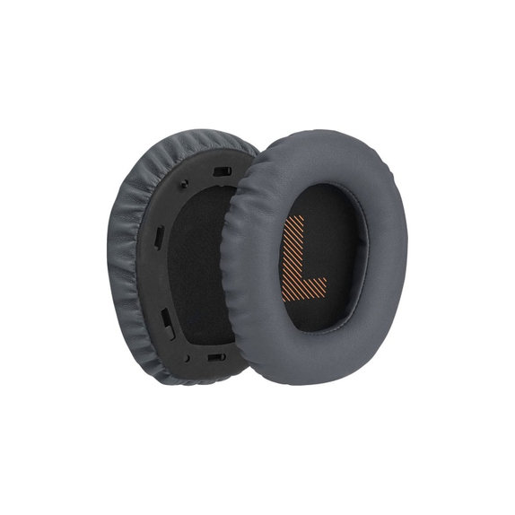 Ανταλλακτικά Earpads Ακουστικών για JBL Quantum 100, Αφρός Μνήμης + PU Δέρμα, Dark Gray, 1 Ζεύγος