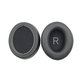 Ανταλλακτικά Earpads Ακουστικών για Sennheiser Momentum 3.0, Αφρός Μνήμης + PU Δέρμα, Μαύρο, Black, 1 Ζεύγος