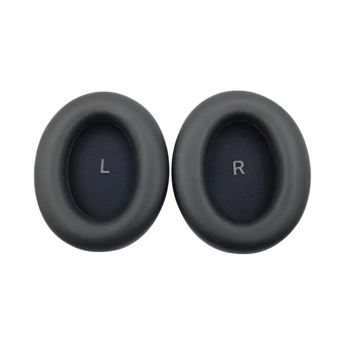 Ανταλλακτικά Earpads Ακουστικών για Sennheiser Momentum 4.0, Αφρός Μνήμης + PU Δέρμα, Μαύρο, Black, 1 Ζεύγος