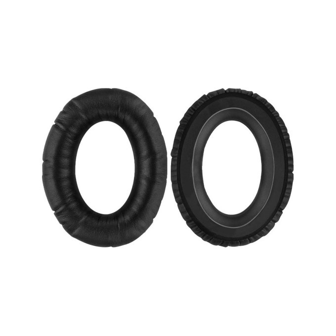 Ανταλλακτικά Earpads Ακουστικών για Sennheiser HD650, Αφρός Μνήμης + PU Δέρμα, Μαύρο, Black, 1 Ζεύγος