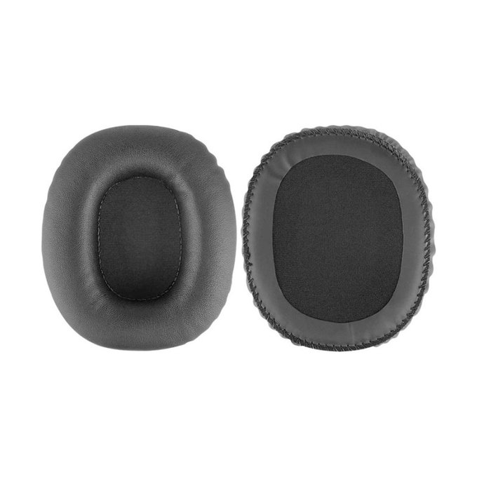 Ανταλλακτικά Earpads Ακουστικών για Marshall Monitor, Αφρός Μνήμης + PU Δέρμα, Μαύρο, Black, 1 Ζεύγος