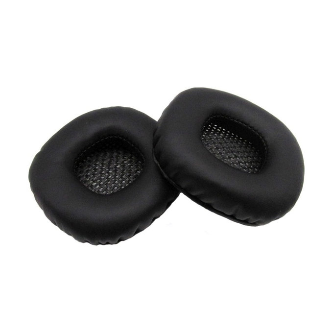 Ανταλλακτικά Earpads Ακουστικών για Marshall Major I, II, Αφρός Μνήμης + PU Δέρμα, Μαύρο, Black, 1 Ζεύγος