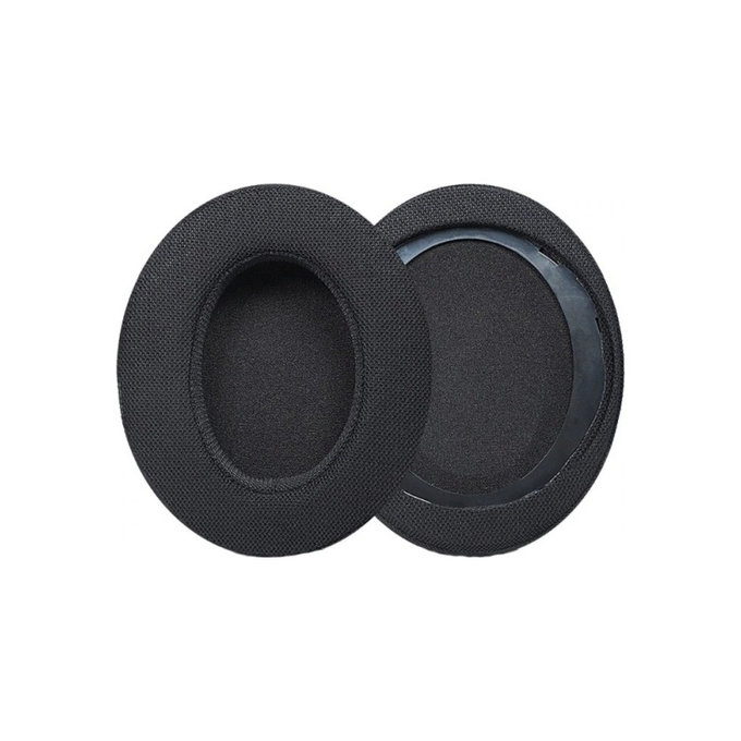 Ανταλλακτικά Earpads Ακουστικών για Philips SHP9500, Αφρός Μνήμης + Ύφασμα, Μαύρο, Black, 1 Ζεύγος