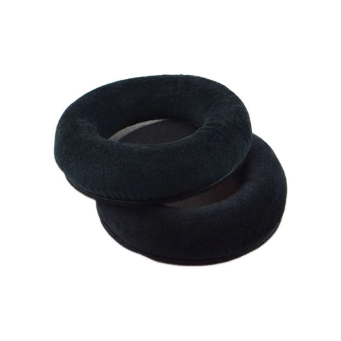 Ανταλλακτικά Earpads Ακουστικών για AKG K702, Αφρός Μνήμης + Suede, Μαύρο, Black, 1 Ζεύγος