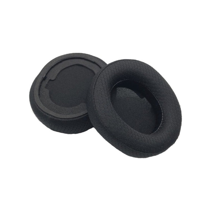 Ανταλλακτικά Earpads Ακουστικών για SteelSeries Arctis Nova Pro, Αφρός Μνήμης + Ύφασμα, Μαύρο, Black, 1 Ζεύγος