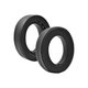 Ανταλλακτικά Earpads Ακουστικών για Corsair HS50, Αφρός Μνήμης + PU Δέρμα, Μαύρο, Black, 1 Ζεύγος