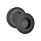 Ανταλλακτικά Earpads Ακουστικών για Corsair Virtuoso RGB, Αφρός Μνήμης + Ύφασμα, Μαύρο, Black, 1 Ζεύγος