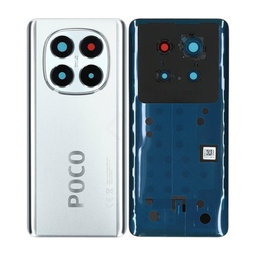 Καπάκι Μπαταρίας για Xiaomi Poco X7 24095PCADG | 5600060O16P00 | Silver | Genuine Service Pack