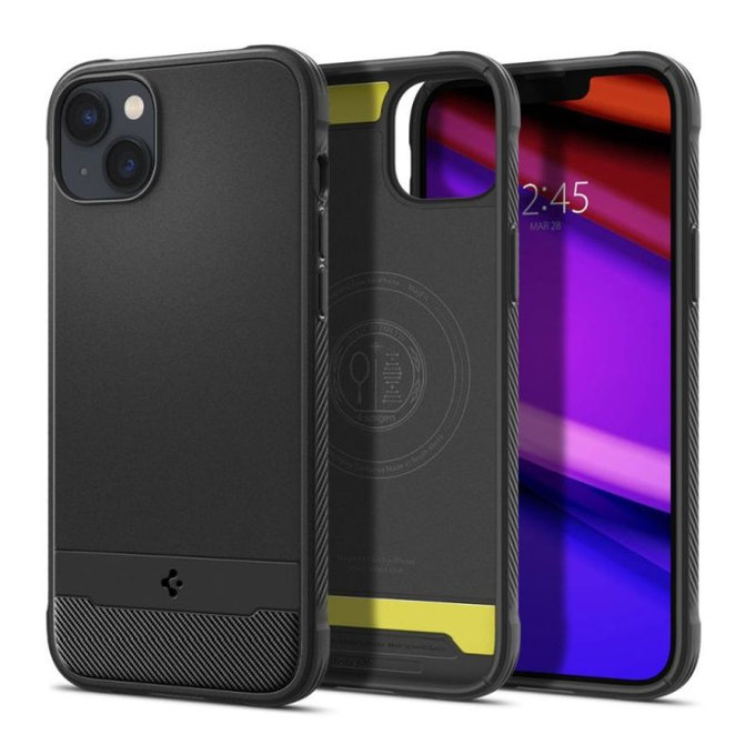 Spigen - Θήκη Rugged Armor με MagSafe για iPhone 14, Matte Black