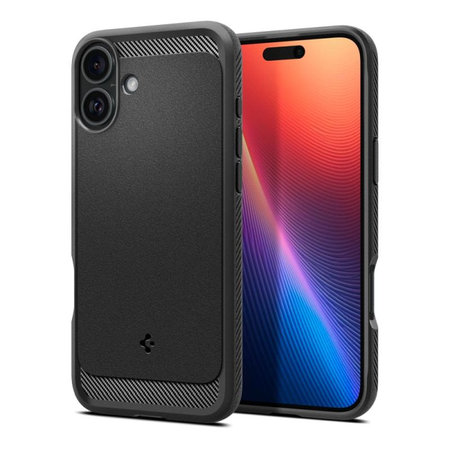 Spigen - Θήκη Rugged Armor με MagSafe για iPhone 16, Matte Black