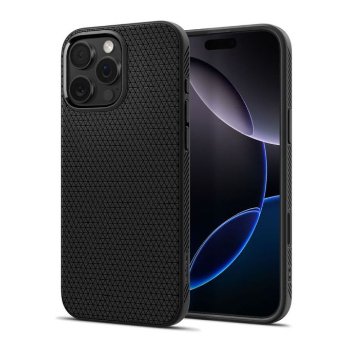 Spigen - Θήκη Liquid Air "T" με MagSafe για iPhone 16 Pro, Matte Black