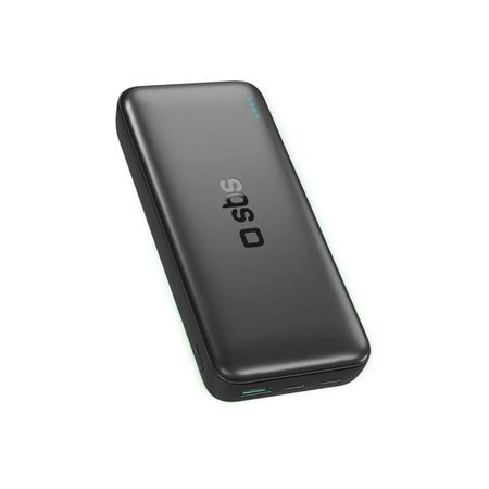 SBS - PowerBank 20000mAh, 10W, Infinity, LiFePO4, USB-C/USB-A, μαύρο
