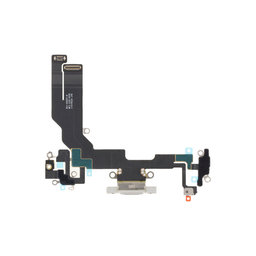 Επαφές Φόρτισης + Καλώδιο Flex για iPhone 16e | Λευκό, White