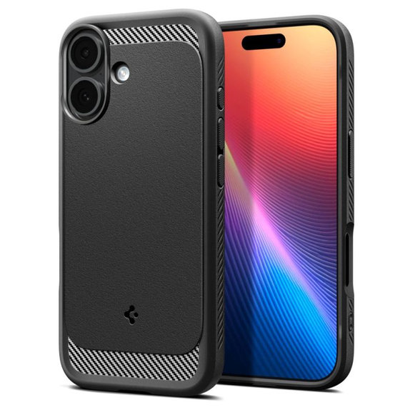 Spigen - Θήκη Rugged Armor με MagSafe για iPhone 17, Matte Black