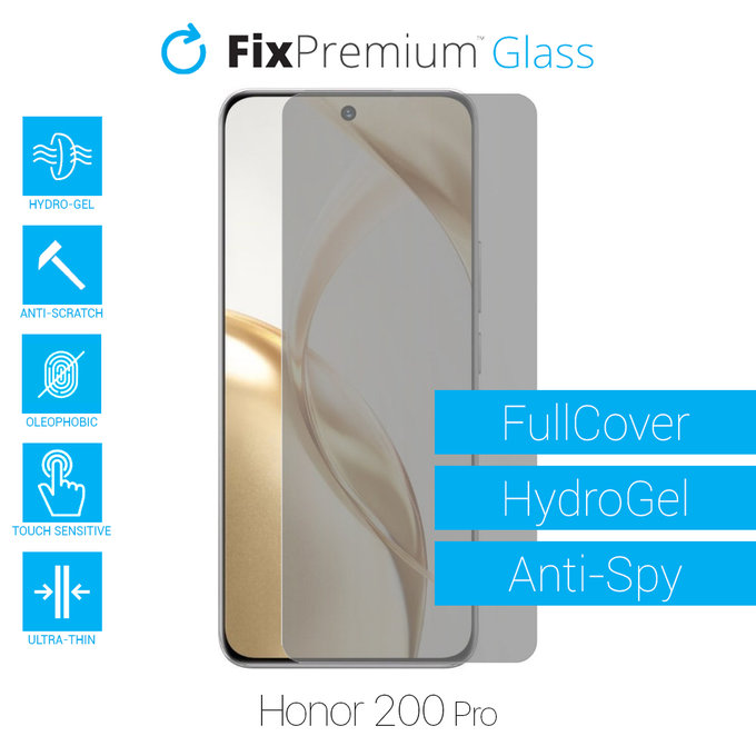Υδροgel Anti-Spy - Προστατευτικό Οθόνης για Honor 200 Pro | FixPremium
