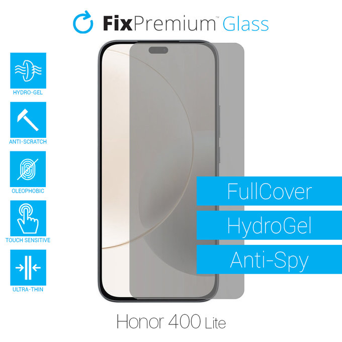 Υδροgel Anti-Spy - Προστατευτικό Οθόνης για Honor 400 Lite | FixPremium