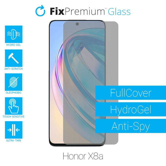 Υδροgel Anti-Spy - Προστατευτικό Οθόνης για Honor X8a | FixPremium