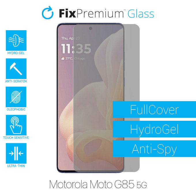 Υδροgel Anti-Spy - Προστατευτικό Οθόνης για Motorola Moto G85 5G XT2427 | FixPremium