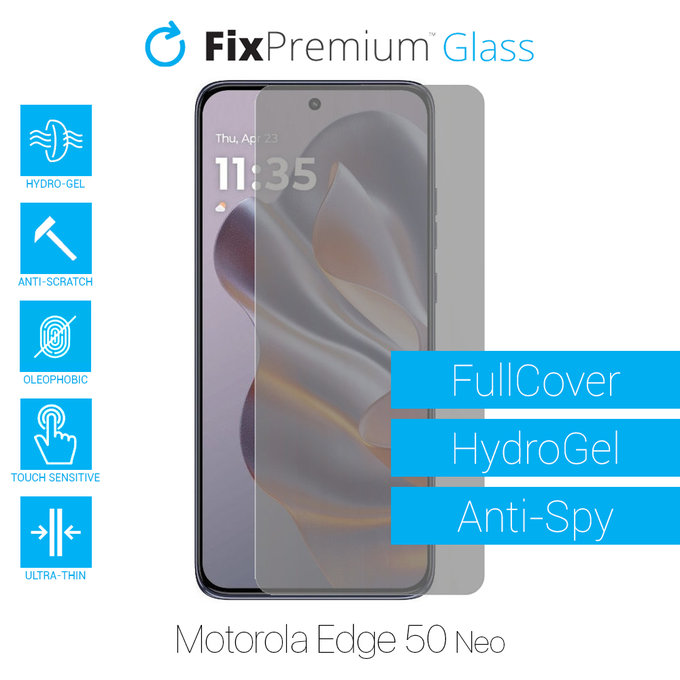Υδροgel Anti-Spy - Προστατευτικό Οθόνης για Motorola Edge 50 Neo | FixPremium