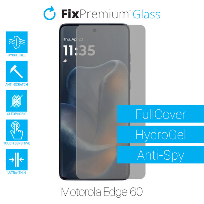 Υδροgel Anti-Spy - Προστατευτικό Οθόνης για Motorola Edge 60 | FixPremium