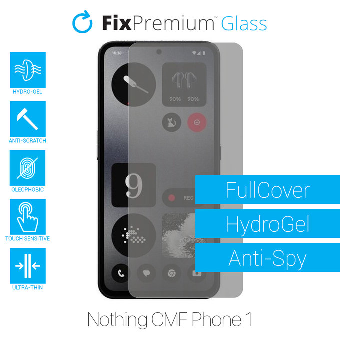 Υδροgel Anti-Spy - Προστατευτικό Οθόνης για Nothing CMF Phone 1 | FixPremium