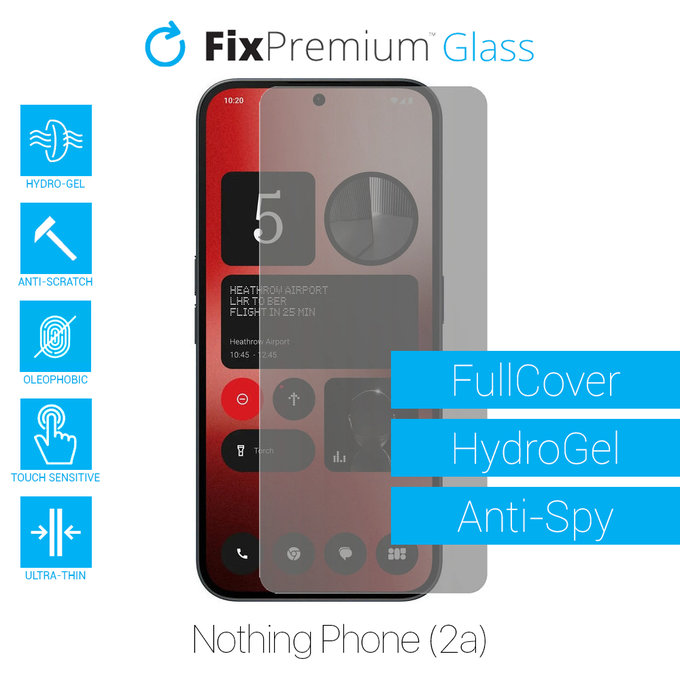 Υδροgel Anti-Spy - Προστατευτικό Οθόνης για Nothing Phone (2a) | FixPremium