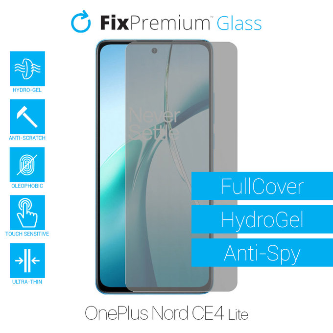 Υδροgel Anti-Spy - Προστατευτικό Οθόνης για OnePlus Nord CE4 Lite | FixPremium