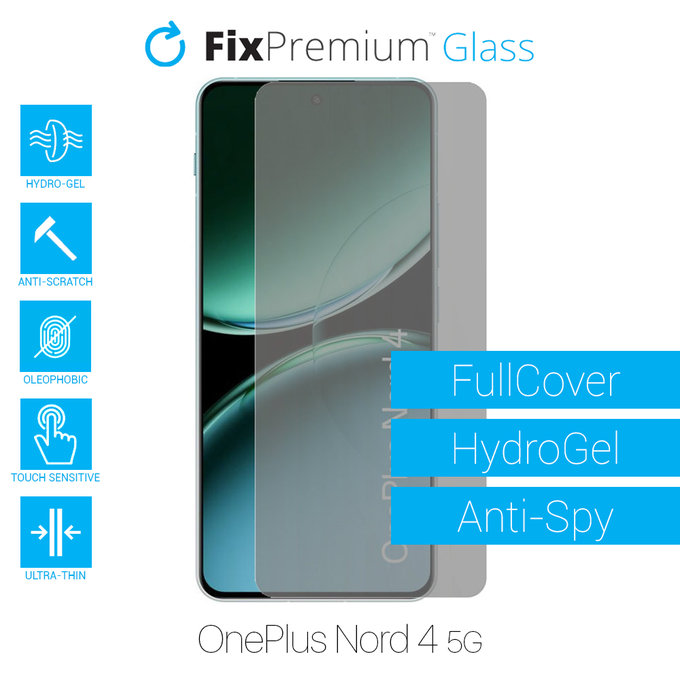 Υδροgel Anti-Spy - Προστατευτικό Οθόνης για OnePlus Nord 4 5G CPH2663 | FixPremium