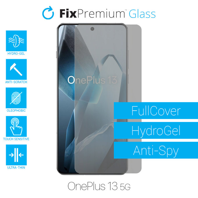 Υδροgel Anti-Spy - Προστατευτικό Οθόνης για OnePlus 13 5G CPH2655 | FixPremium