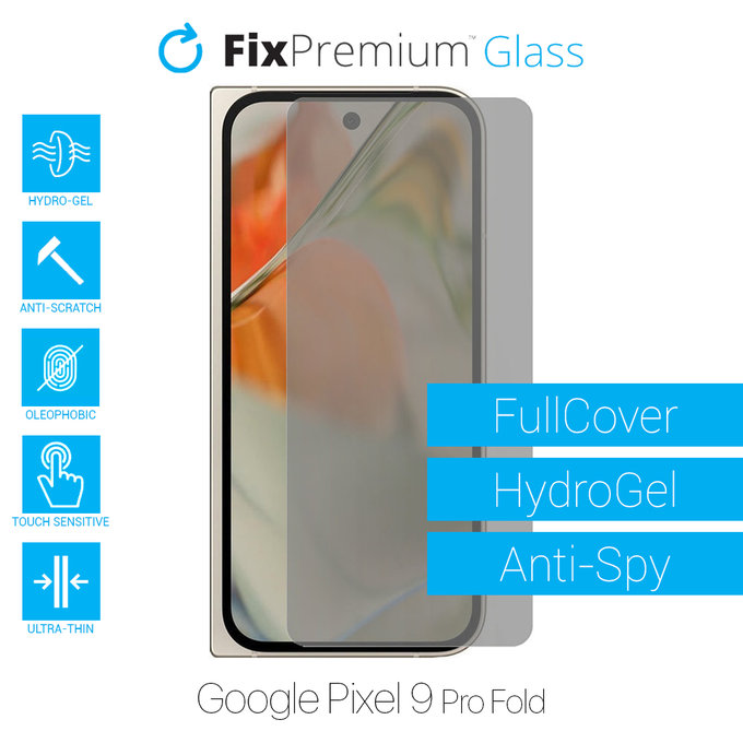 Υδροgel Anti-Spy - Προστατευτικό Οθόνης για Google Pixel 9 Pro Fold | FixPremium