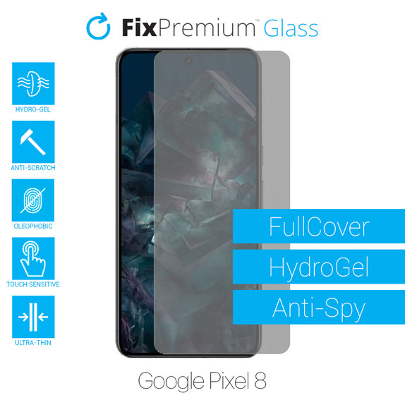 Υδροgel Anti-Spy - Προστατευτικό Οθόνης για Google Pixel 8 | FixPremium