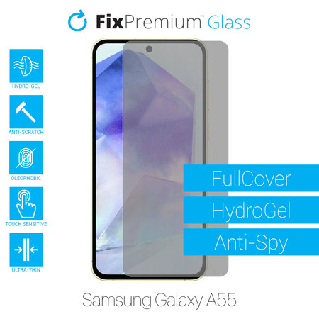Υδροgel Anti-Spy - Προστατευτικό Οθόνης για Samsung Galaxy A55 A556B | FixPremium