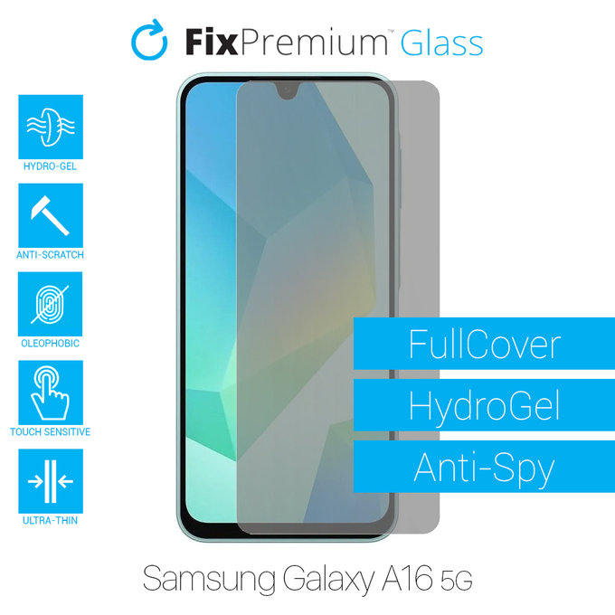 Υδροgel Anti-Spy - Προστατευτικό Οθόνης για Samsung Galaxy A16 5G | FixPremium