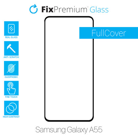 Προστατευτικό Γυαλί Full Cover για Samsung Galaxy A55 A556B | FixPremium