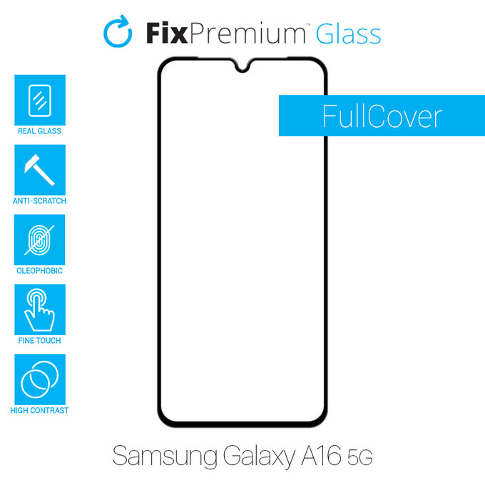 Προστατευτικό Γυαλί Full Cover για Samsung Galaxy A16 5G | FixPremium