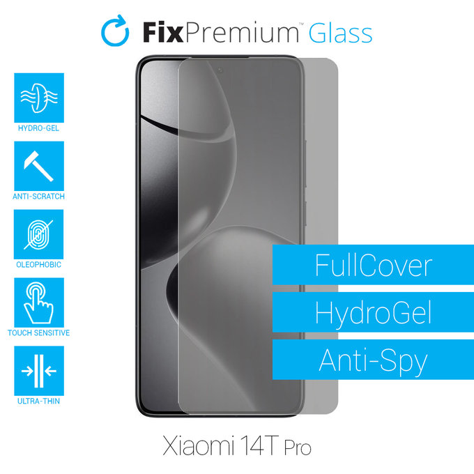 Υδροgel Anti-Spy - Προστατευτικό Οθόνης για Xiaomi 14T Pro | FixPremium