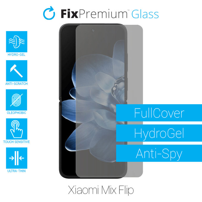 Υδροgel Anti-Spy - Προστατευτικό Οθόνης για Xiaomi Mix Flip 2405CPX3DC | FixPremium