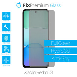 Υδροgel Anti-Spy - Προστατευτικό Οθόνης για Xiaomi Redmi 13 | FixPremium