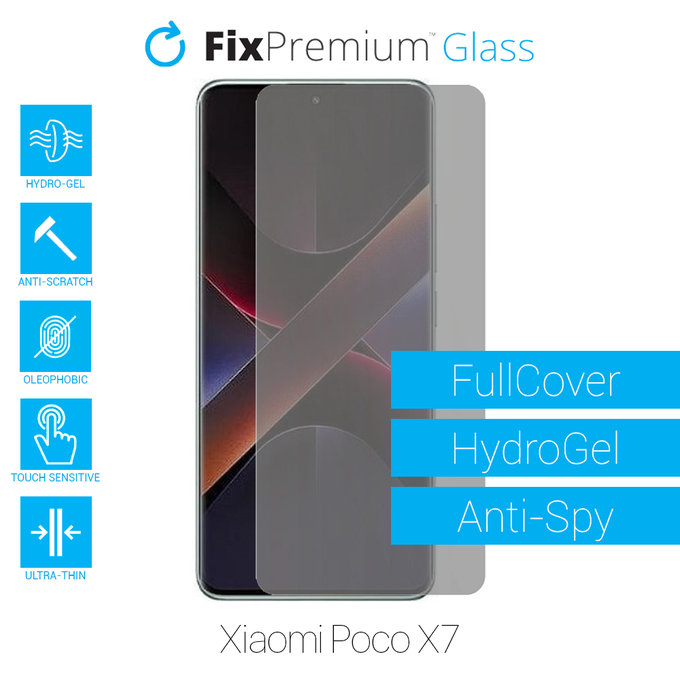 Υδροgel Anti-Spy - Προστατευτικό Οθόνης για Xiaomi Poco X7 | FixPremium