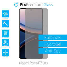 Υδροgel Anti-Spy - Προστατευτικό Οθόνης για Xiaomi Poco F7 Ultra | FixPremium