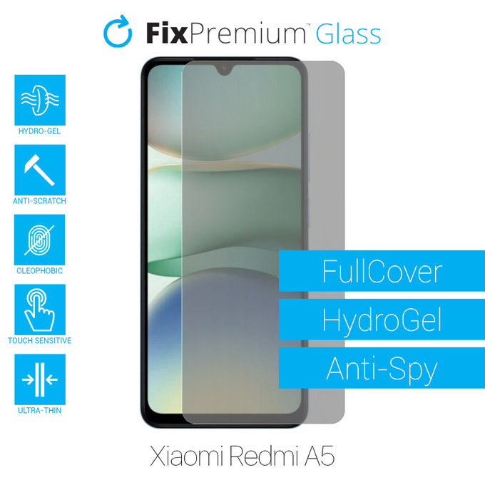 Υδροgel Anti-Spy - Προστατευτικό Οθόνης για Xiaomi Redmi A5 | FixPremium