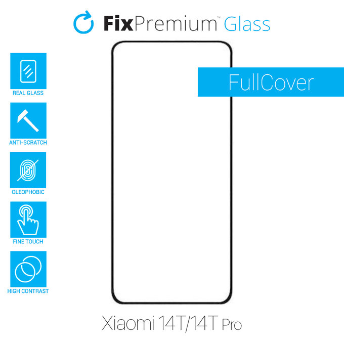 Προστατευτικό Γυαλί Full Cover για Xiaomi 14T | 14T Pro | FixPremium