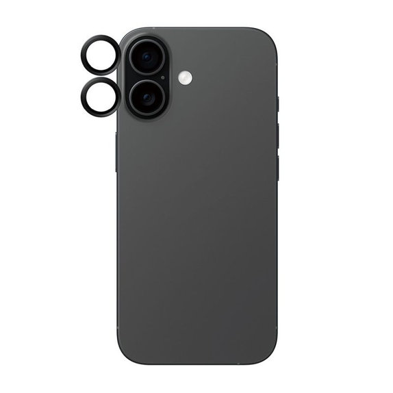 Προστατευτικό καλύμματος φακού Hoops για iPhone 17/16 Plus/16, μαύρο, PanzerGlass