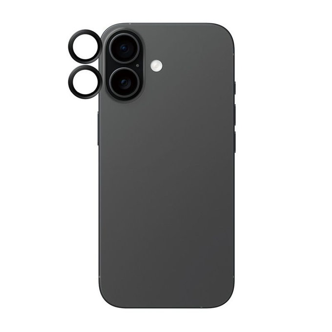 PanzerGlass - Προστατευτικό καλύμματος φακού Hoops για iPhone 17/16 Plus/16, μαύρο