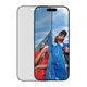 PanzerGlass - Σκληρό γυαλί UWF 2-Way Privacy με εφαρμοστή για iPhone 17/16 Pro, μαύρο