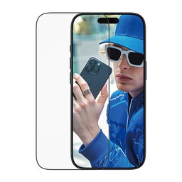 PanzerGlass - Σκληρό γυαλί UWF με εφαρμοστή για iPhone 17 Pro, μαύρο